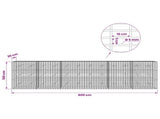 Gabion with 5 mm Wire and 5x10 cm Mesh 600x20x150 cm 3464574
