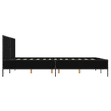 Bed Frame without Mattress Black 160x200 cm 3280007