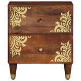 Bedside Cabinet with Drawer 2 pcs Honey Brown 40 x 33 x 46 cm 4018735