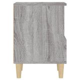 Bedside Cabinets 2 pcs Grey Sonoma 40x35x50 cm 821807