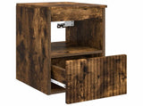 Bathroom Cabinet Smoked Oak 30 x 44.5 x 50 cm Engineered Wood 890507