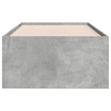 Daybed with Drawers without Mattress Concrete Grey 90x200 cm 3280877
