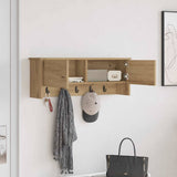 Wall-Mounted Coat Rack Wall-Mounted Artisan Oak 80 x 20 x 30 cm 874346