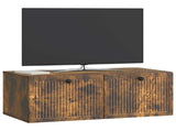 Wall-Mounted TV Cabinet Smoked Oak 78.5 x 41 x 30 cm 898010