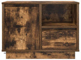 Bedside Cabinet with Drawer 2 pcs Smoked Oak 50 x 34.5 x 50 cm 869587