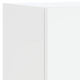 5 Piece TV Wall Units with LED White Engineered Wood 3216597