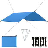 Outdoor Tarp 4x4 m Blue 93060