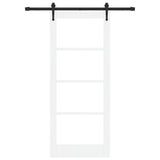 Sliding Door Manual ORKDAL White 83 x 202 cm Wood and metal 3332446