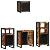 Bathroom Furniture Set 4 pcs Multicolour Solid Reclaimed Wood 3305647