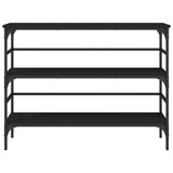 Console Table Black 100x32x75 cm Engineered Wood 839048
