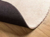 Rug HUARTE Short Pile Soft and Washable Beige 100 cm 375028
