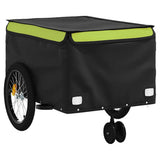 Bike Trailer Black and Green 45 kg Iron 94116