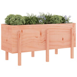 ZNTS Garden Raised Bed 121x50x57 cm Solid Wood Douglas 825231