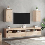 Wall Cabinets 2 pcs 30x30x60 cm Solid Wood Pine 813486