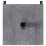 Outdoor Umbrella Base Dark grey wood look 45 x 45 x 31.5 cm 42010006
