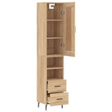 Highboard Sonoma Oak 34.5x34x180 cm Engineered Wood 3200276