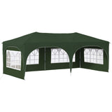 Pop-up Party Tent 575 x 288 x 245 cm Green Oxford Fabric 42019893