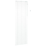 Venetian Blind White 80 x 250 cm 35 mm Solid Paulownia Wood 42015437