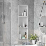 Shower Niche White 90 x 30 x 9.5 cm Stainless Steel 42012679