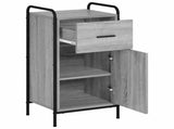 Sideboard Grey Sonoma 40 x 33 x 80.5 cm Engineered Wood 8013809