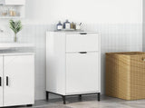 Bathroom Cabinet High Gloss White 39.5 x 36 x 88 cm 883398