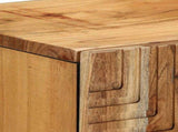 Sideboard with Shelf Brown 90 x 33 x 75 cm Solid Mango Wood 4017784