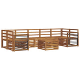 Sofa Sets 8 pcs Natural Solid Acacia Wood 3374539