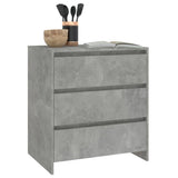 Sideboard Concrete Grey 70x41x75 cm Engineered Wood 809750