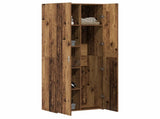 Highboard 2 pcs Old Wood 70 x 42.5 x 185 cm 3365591
