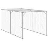 Chicken Cage with Run Anthracite 117x1017x123 cm Galvanised Steel 3189072