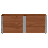 Pallet Collars 3 pcs Brown 150x50 cm Solid Wood Pine 3295381