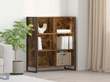 Book Cabinet Smoke Oak 99.5 x 30 x 108.5 cm Engineered Wood 886536