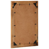 Bathroom Mirror 50x70x2.5 cm Solid Wood Mango and Glass 358315