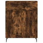 Highboard Smoked Oak 69.5x34x180 cm Engineered Wood 3198166