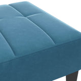 Footstool Blue 77x55x31 cm Velvet 4007383