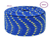 Multipurpose Utility Rope 12 mm 100 m Blue PP 930 kg Max Load 3472747
