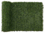 Artificial Fence Light Green 1 x 5 m PVC and Steel 42042374