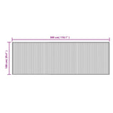 Rug Rectangular Light Natural100x300 cm Bamboo 376951