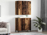 Highboard Old wood 69.5 x 34 x 180 cm Engineered Wood 3394539