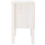 Bedside Cabinets 2 pcs White 40x35x61.5 cm Solid Wood Pine 813692