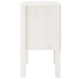 Bedside Cabinets 2 pcs White 40x35x61.5 cm Solid Wood Pine 813692