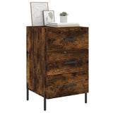 Bedside Cabinet Smoked Oak 40x40x66 cm Engineered Wood 827673