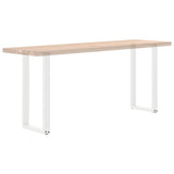 Console Table Legs U-Shaped 2 pcs White 38x cm Steel 4013173