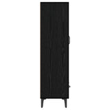 Highboard Black Oak 70 x 31 x 115 cm Engineered Wood 8009859