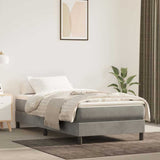 Pocket Spring Bed Mattress Medium Light Grey 100x203x20 cm Twin XL 347867
