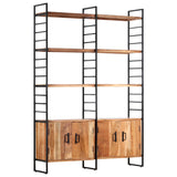 4-Tier Bookcase 124x30x180 cm Solid Acacia Wood 284416