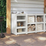 Kitchen Cabinet MEPPEL White 55 x 55 x 92 cm Solid Pine Wood 868158