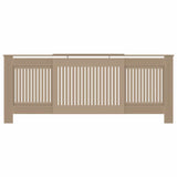 Radiator Cover 2 pcs Brown 205 x 20.5 x 81.5cm Engineered Wood 3403240