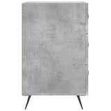 Bedside Cabinet Concrete Grey 40x40x66 cm Engineered Wood 827632