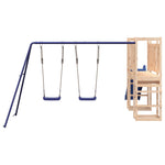 ZNTS Outdoor Playset Solid Wood Pine 3155960